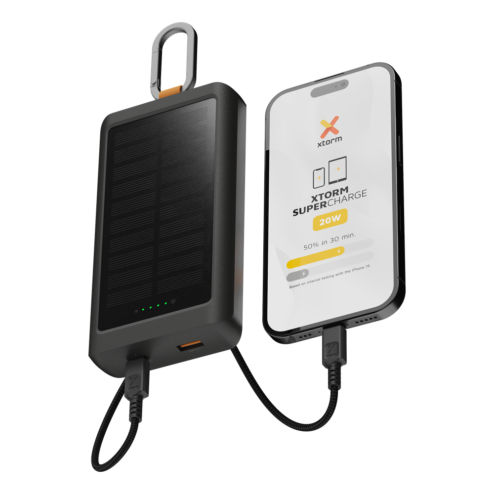 Xtorm 20W Go2 Evolution FastCharge Powerbank 10.000 mAh - With Flashlight - Antraciet - XG2ES101