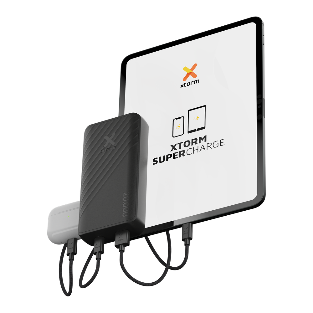 Xtorm 20W Go2 Evolution FastCharge Powerbank 20.000 mAh - Antraciet - XG2E206