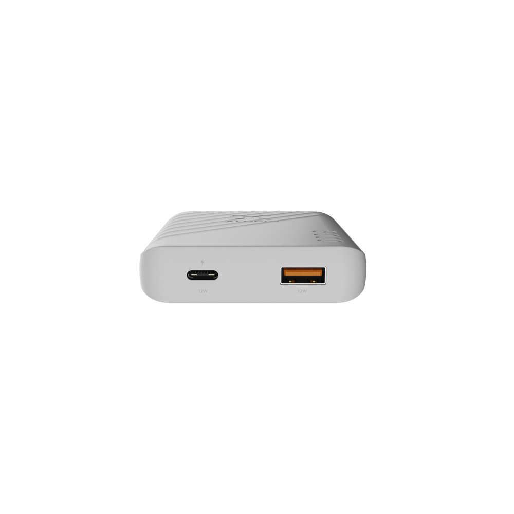 Xtorm 12W Go2 Evolution FastCharge Powerbank 5.000 mAh - Ash White - XG2E057