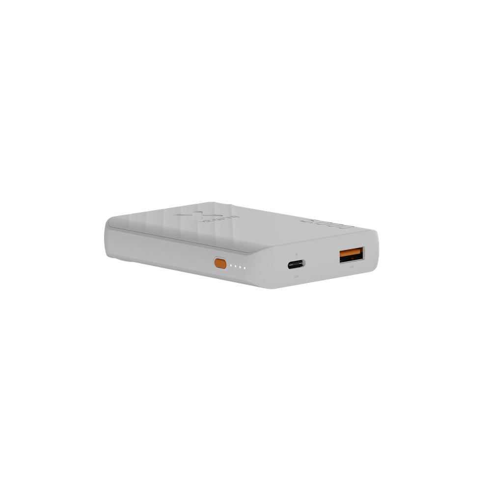 Xtorm 12W Go2 Evolution FastCharge Powerbank 5.000 mAh - Ash White - XG2E057