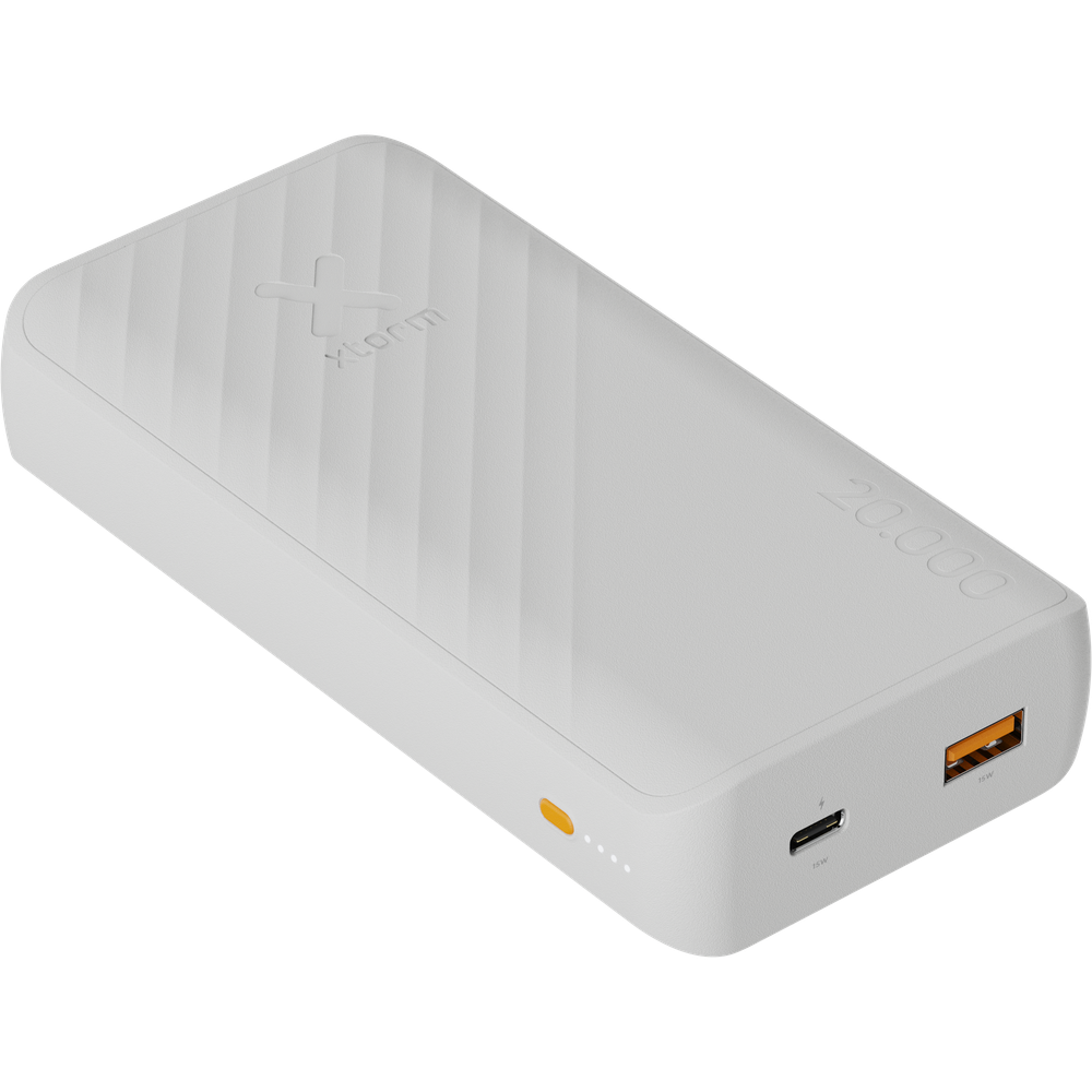 Xtorm 15W Go2 FastCharge Powerbank 20.000 mAh - Ash White - XG2200