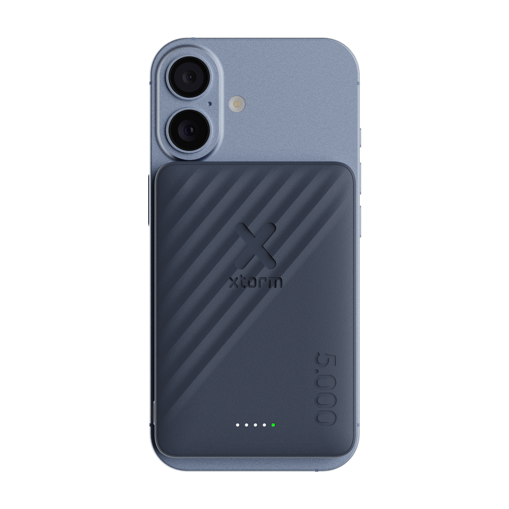Xtorm Go2 Evolution Wireless Powerbank 5.000 mAh - Blauw - XG2WPE059