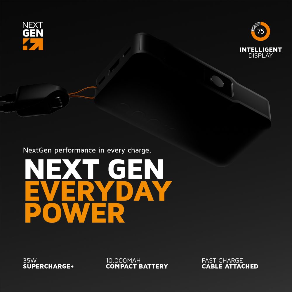 Xtorm NextGen6 - 35W Powerbank 10.000 mAh - Wit - XNG100W35