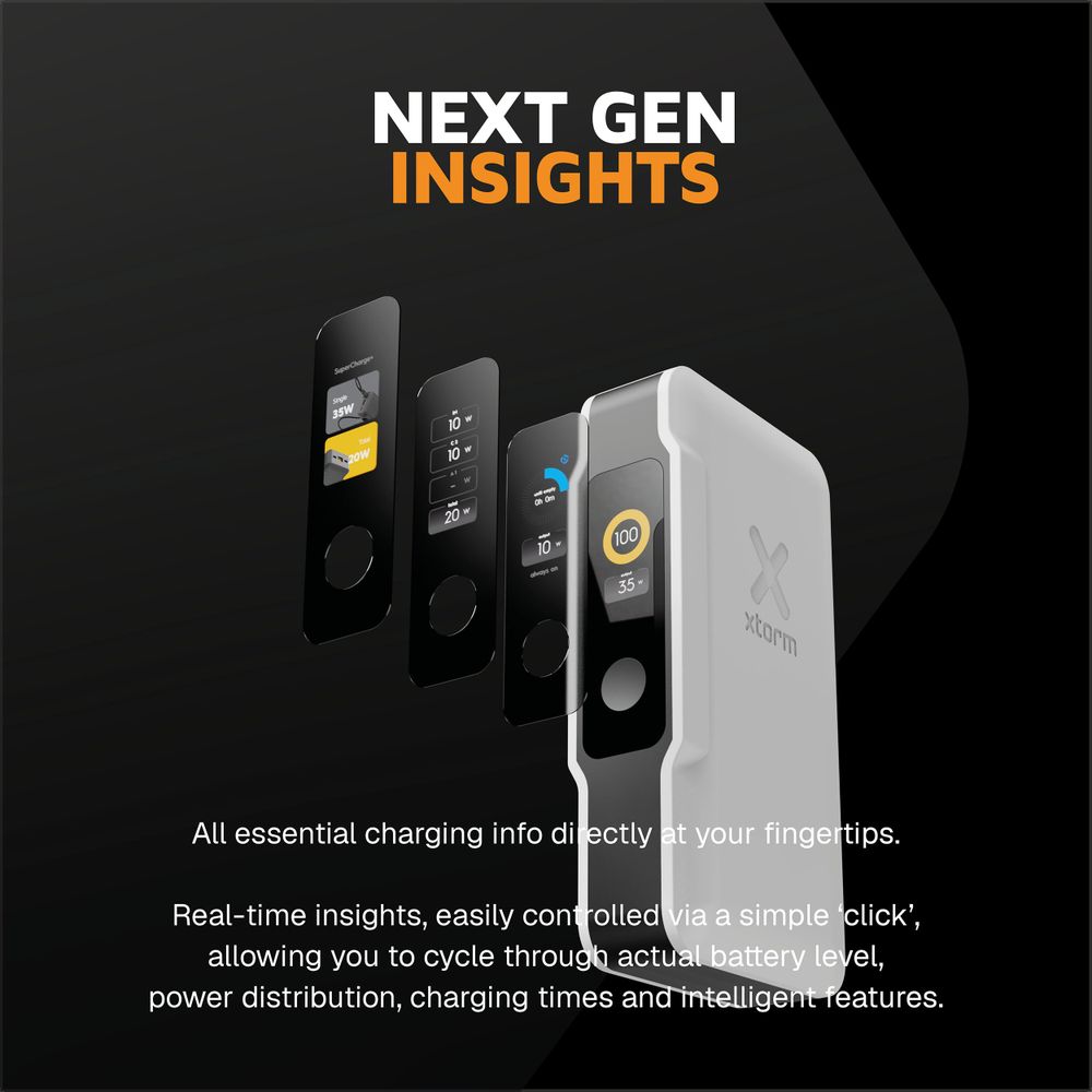 Xtorm NextGen6 - 35W Powerbank 10.000 mAh - Zwart - XNG101W35