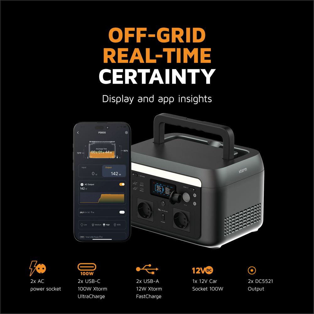Xtorm Portable Powerstation 600W - XP2W600